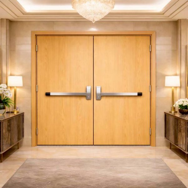 Fire Rated Wood Door With Painting