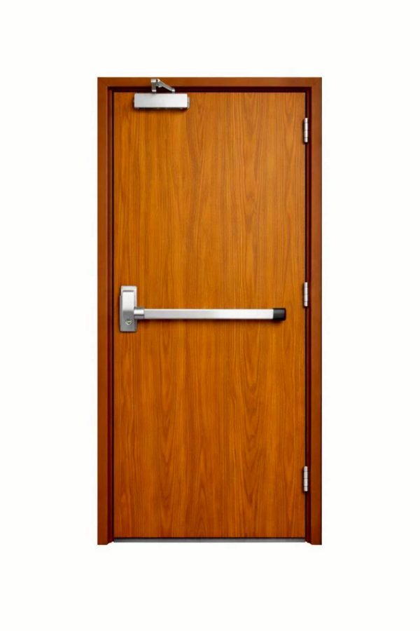Fire Rated Wood Door With Painting
