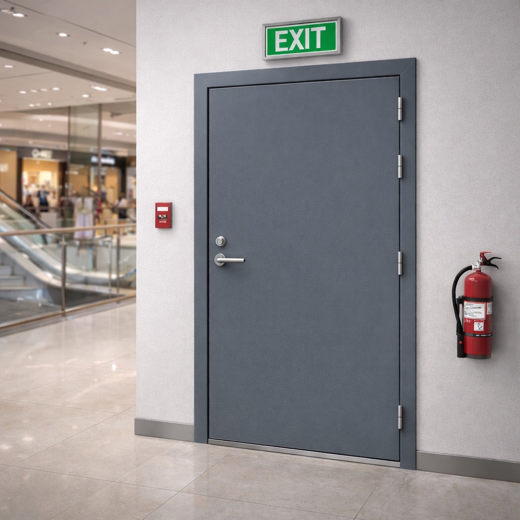 Fire Rated Steel Door With Panting