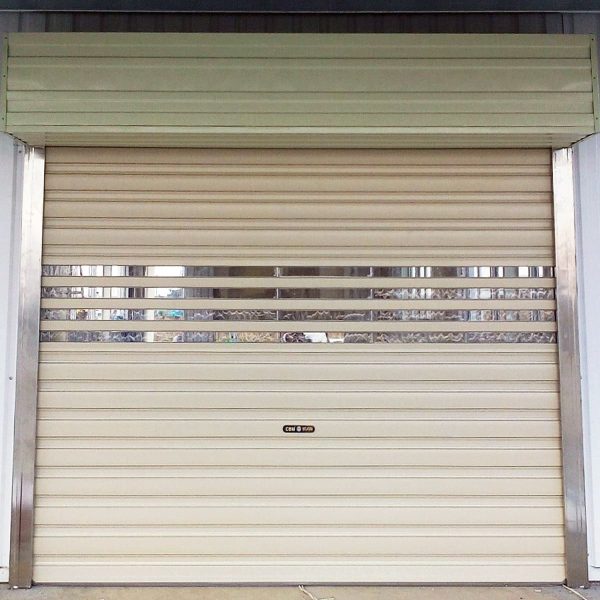 High Speed Crystal & Aluminum Roller Shutter Door