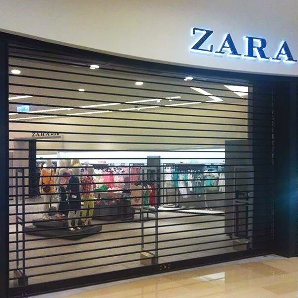 High Speed Crystal & Aluminum Roller Shutter Door