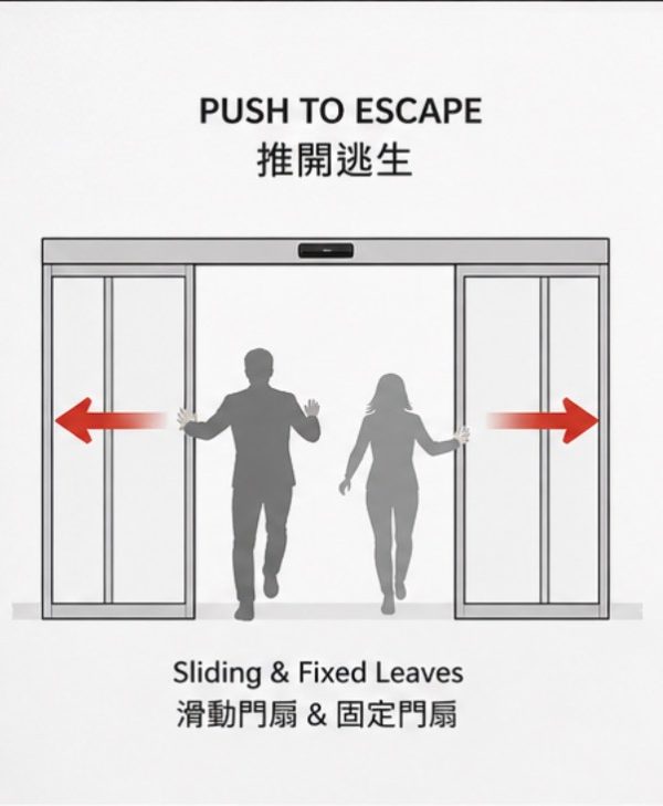 Anti-panic / Break-out Function Door