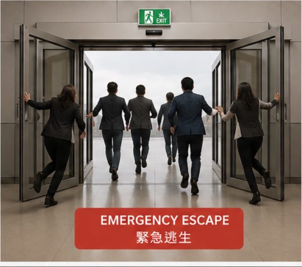 Anti-panic / Break-out Function Door